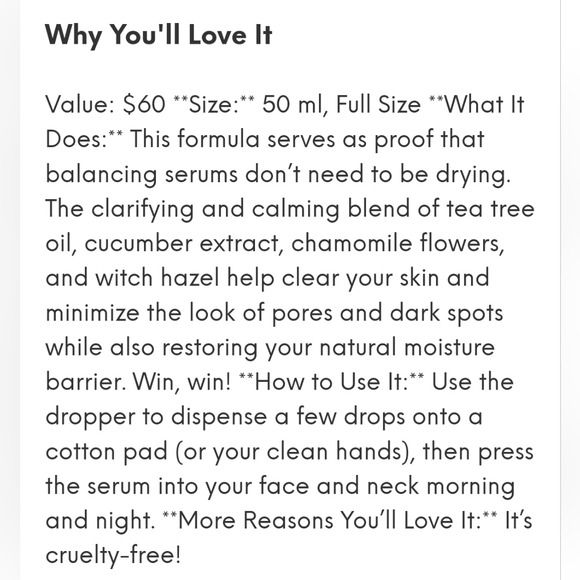 5/75$ AAVRANI Balance Restoring Serum - Picture 12 of 15